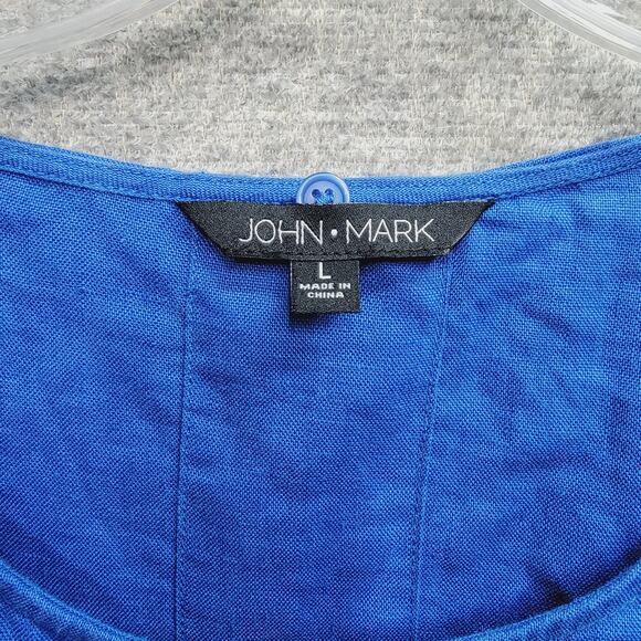 JOHN MARK LINEN RELAXED FIT, SIZE L - Picture 3 of 7